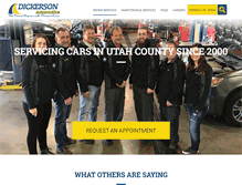 Tablet Screenshot of dickersonauto.com